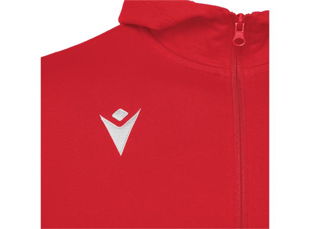 Cello Full Zip Hooded Sweatshirt RED S Hettejakke i børstet fleece - Unisex 