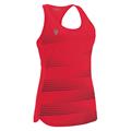 Dolly Singlet RED/BLK S Løpesinglet for dame