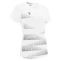 Irma Shirt Dame WHT/BLK XL Teknisk løpe t-skjorte til dame