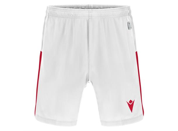 Skara Short WHT/RED 3XL Teknisk shorts i ECO-tekstil - Unisex 