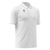 Aulos Polo WHT/SLV XS Teknisk poloskjorte - Unisex